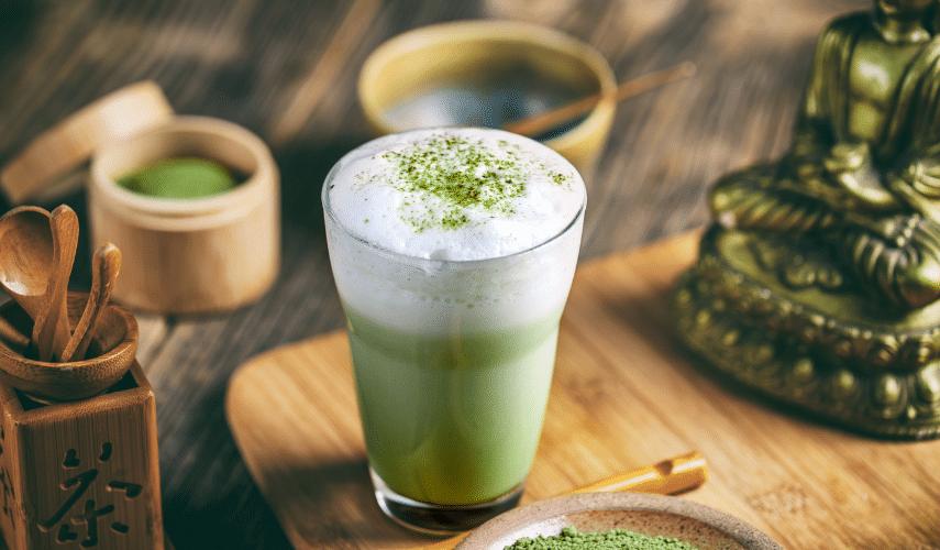 green tea matcha latte alternative to coffee